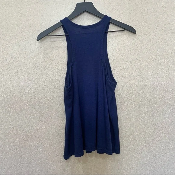 Free People Intimately Long Beach Indigo Blue Tank Top - Picture 10 of 10